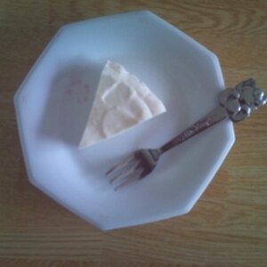 豆腐でヘルシー♪クリチなしのレアチーズケーキ